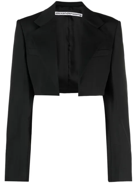 Alexander Wang cropped wool blazer