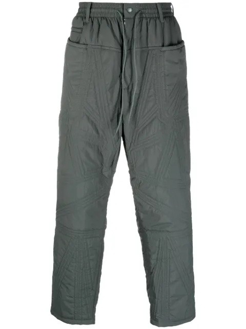 Y-3 pantalones con cordones en la pretina