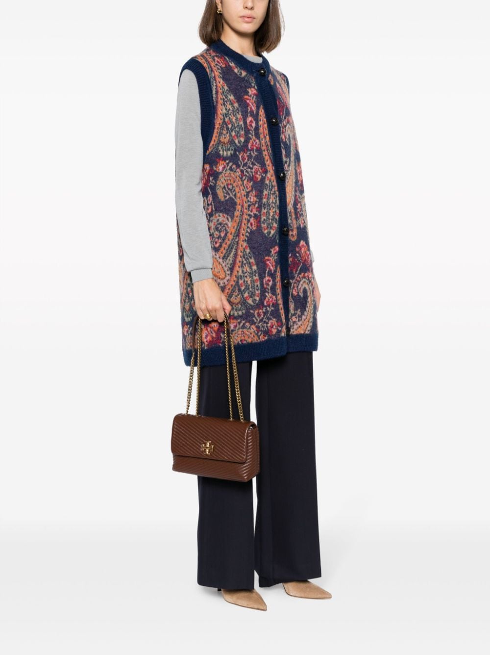 Small Kira Moto Quilt Convertible Shoulder Bag: Women's Designer