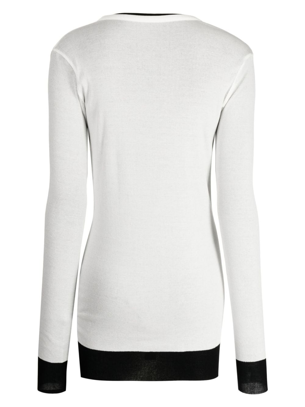 Y's long-sleeved cotton T-shirt - Wit