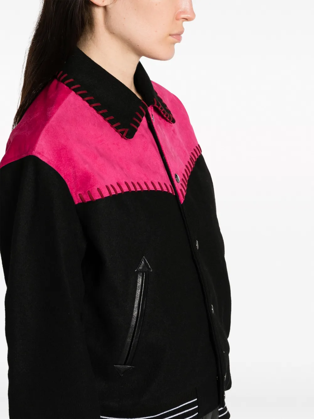 Andersson Bell New Margo Western two-tone Bomber Jacket