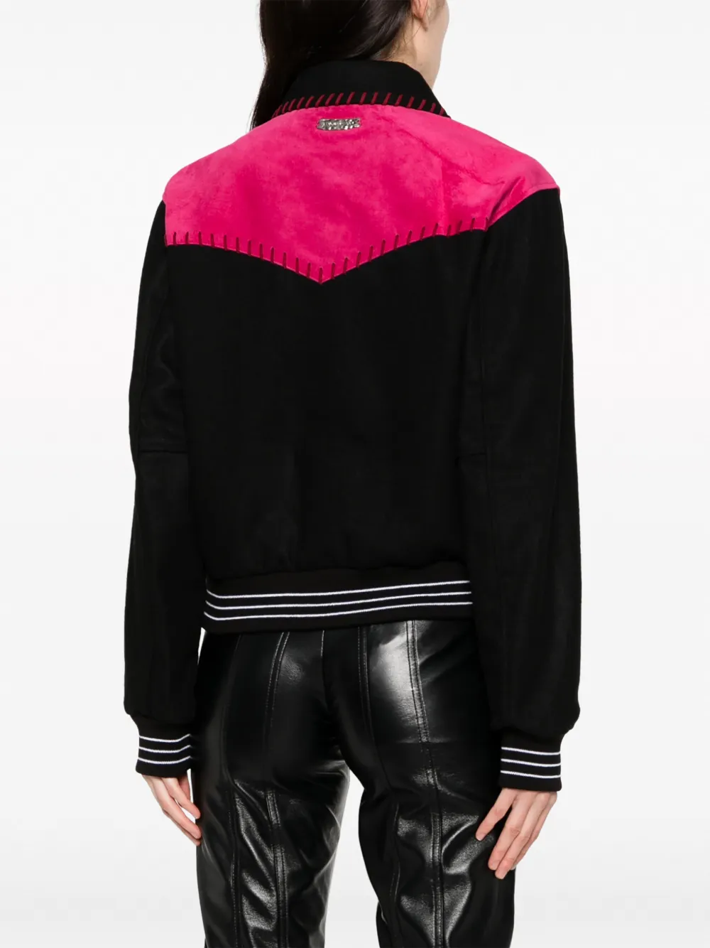 Andersson Bell New Margo Western two-tone Bomber Jacket - Farfetch