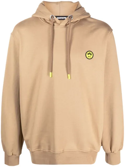 BARROW logo-print cotton hoodie