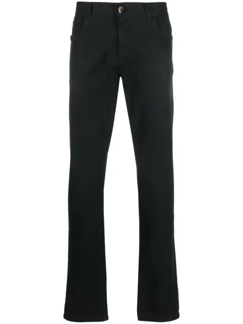 Canali low-rise slim-fit jeans