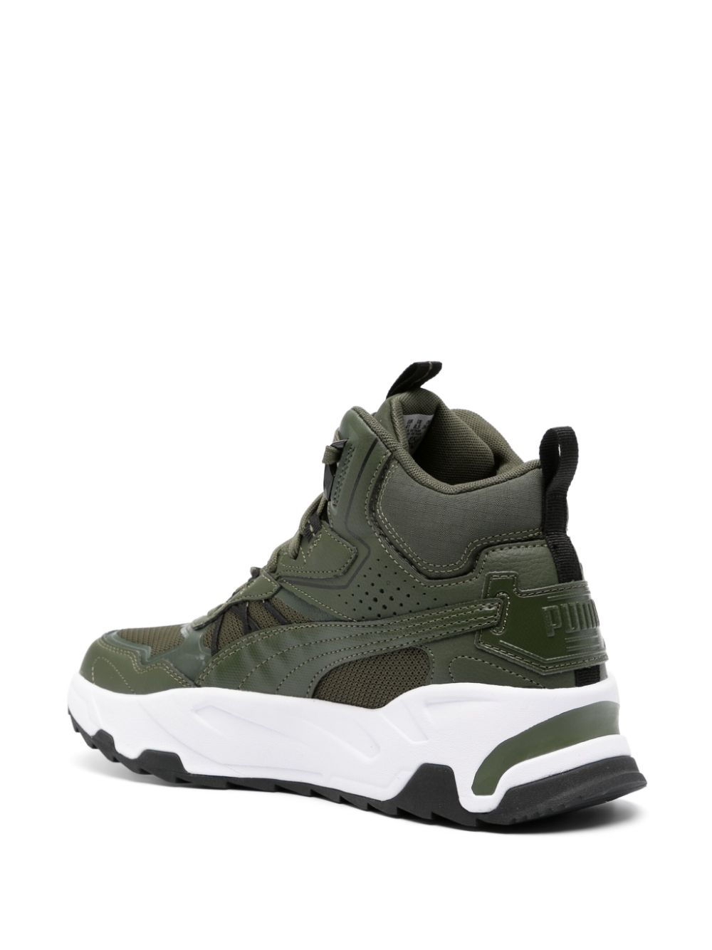 Shop Puma Trinity High-top Sneakers In Green