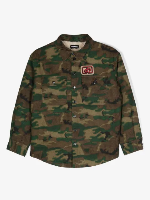 DSQUARED2 KIDS Sweater met camouflageprint