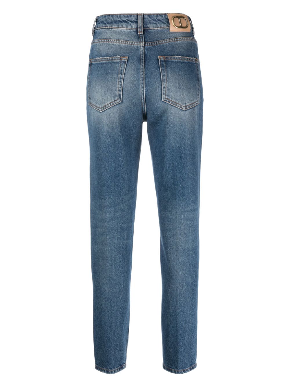 TWINSET Jeans met toelopende pijpen - Blauw