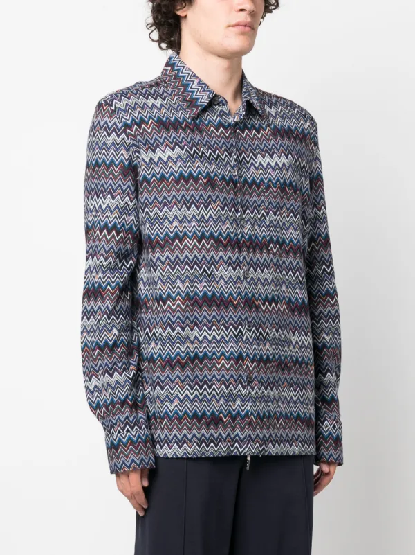 Missoni ジグザグパターン セーター | ブルー | FARFETCH JP