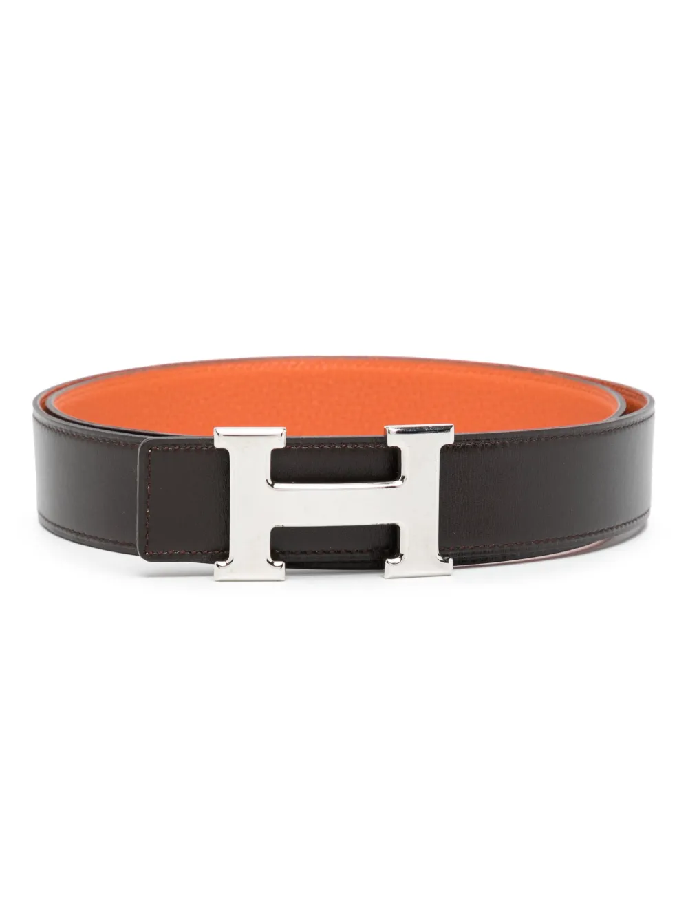 Reversible leather belts made in France