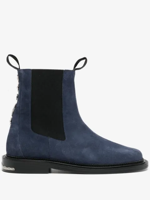 Toga Virilis botines de gamuza con apliques