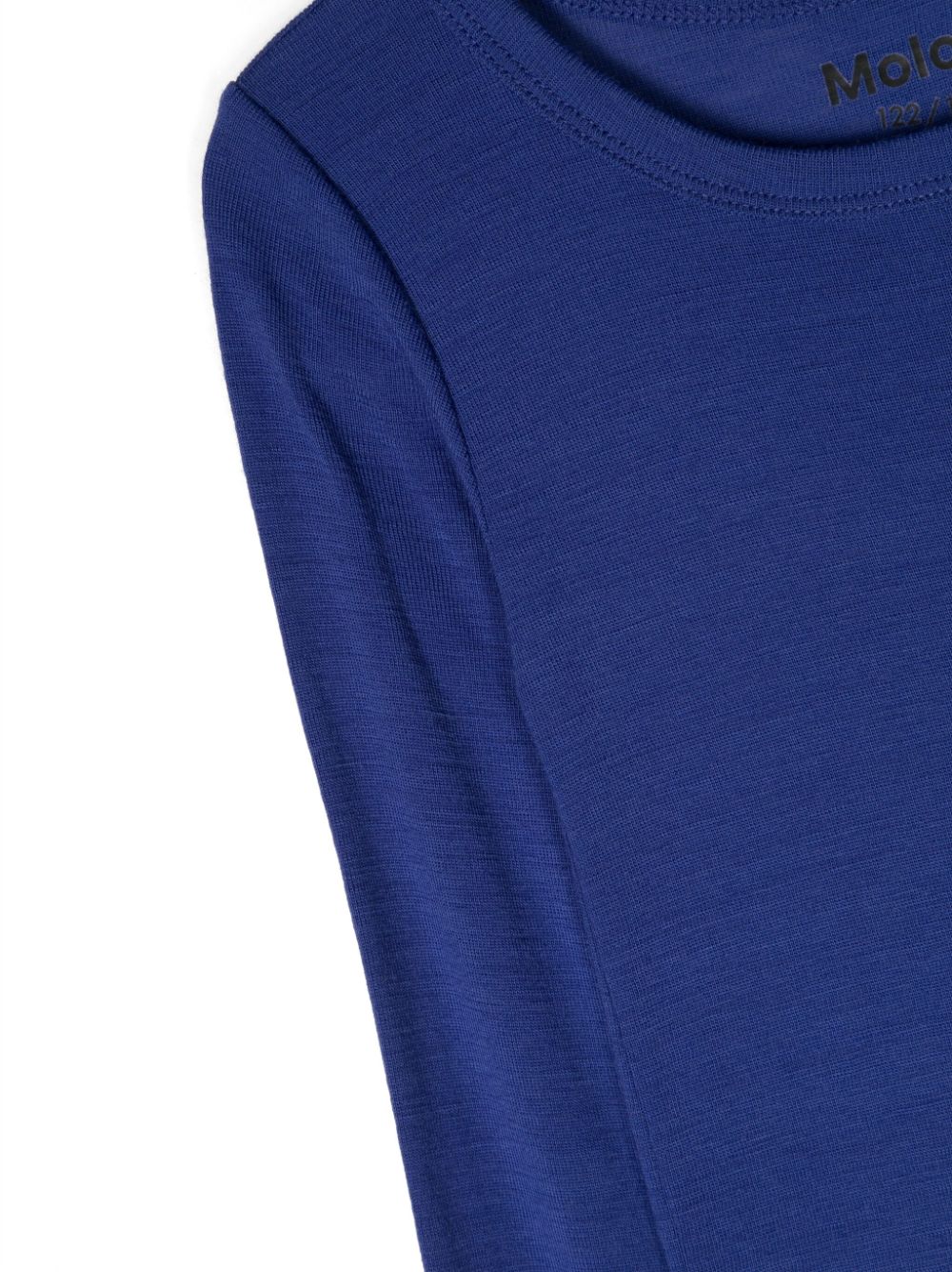 Shop Molo Rihanna Merino Long-sleeve Top In Blue