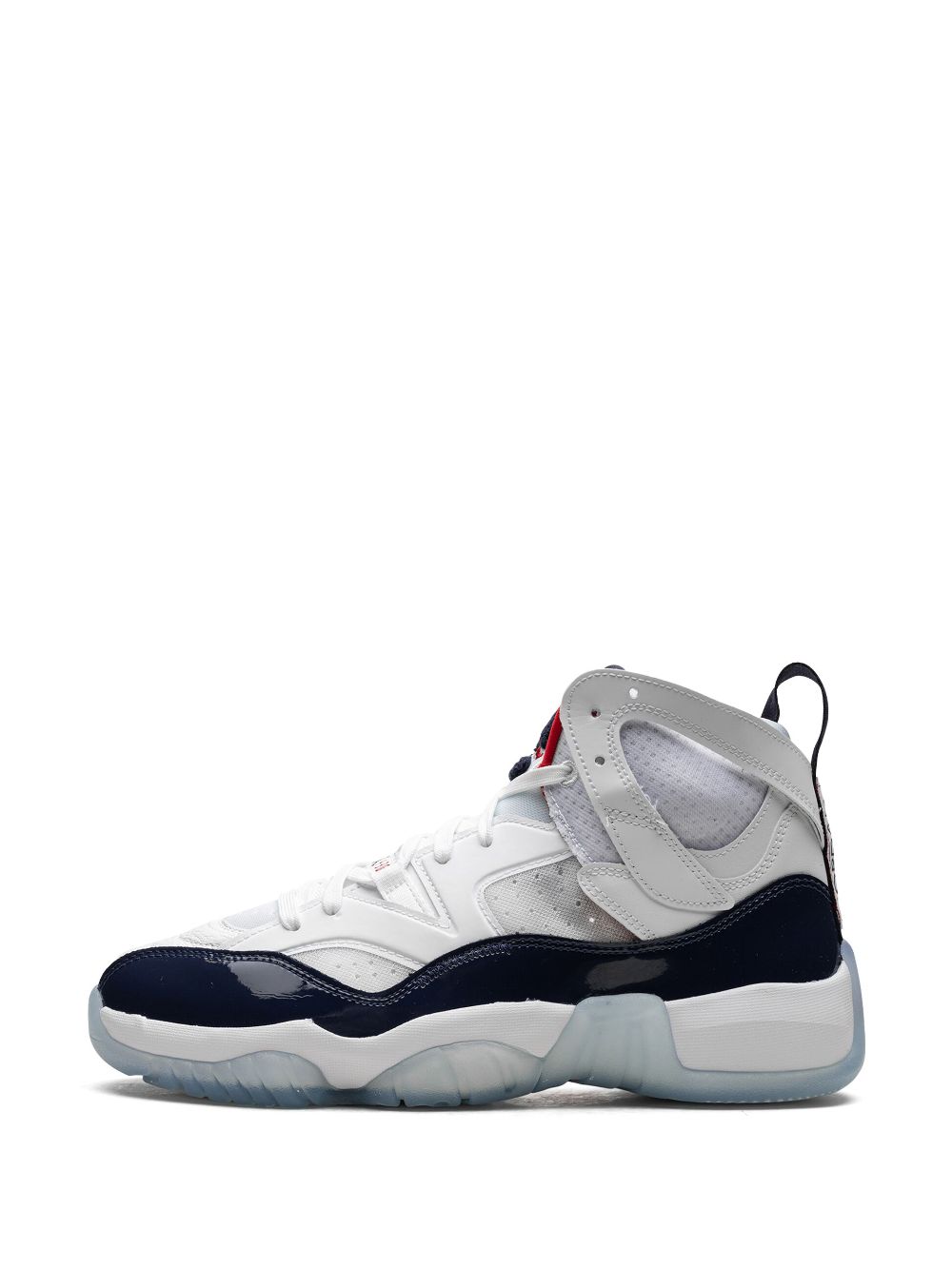 Shop Jordan Jumpman Two Trey "white/navy/university Red" Sneakers