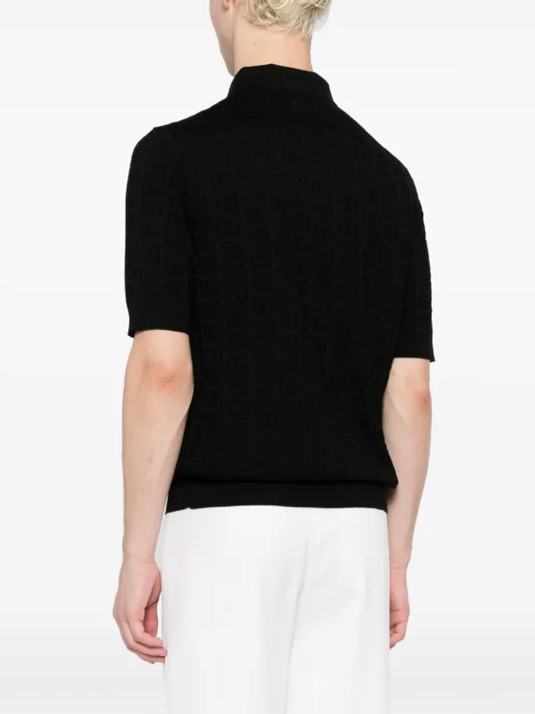 Dolce & Gabbana モノグラム ポロシャツ | ブラック | FARFETCH JP