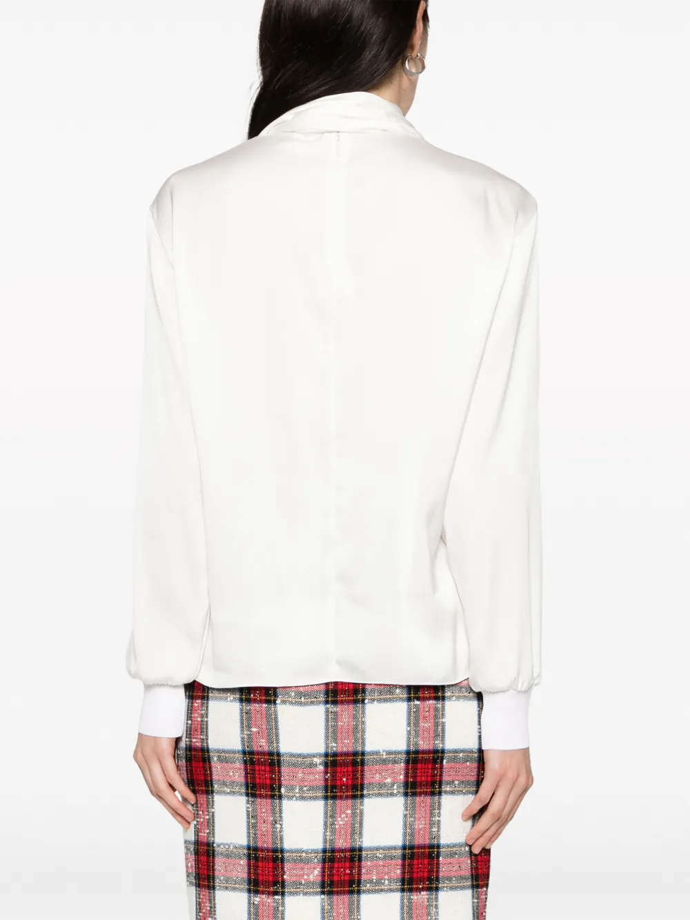 Ralph Lauren Collection Top met strik Wit