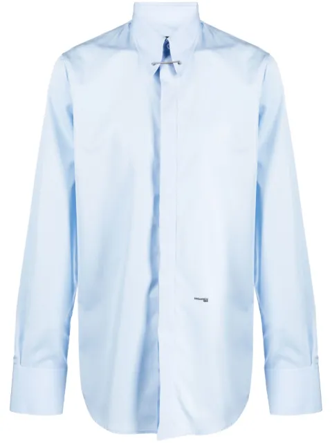 Dsquared2 logo-print cotton shirt