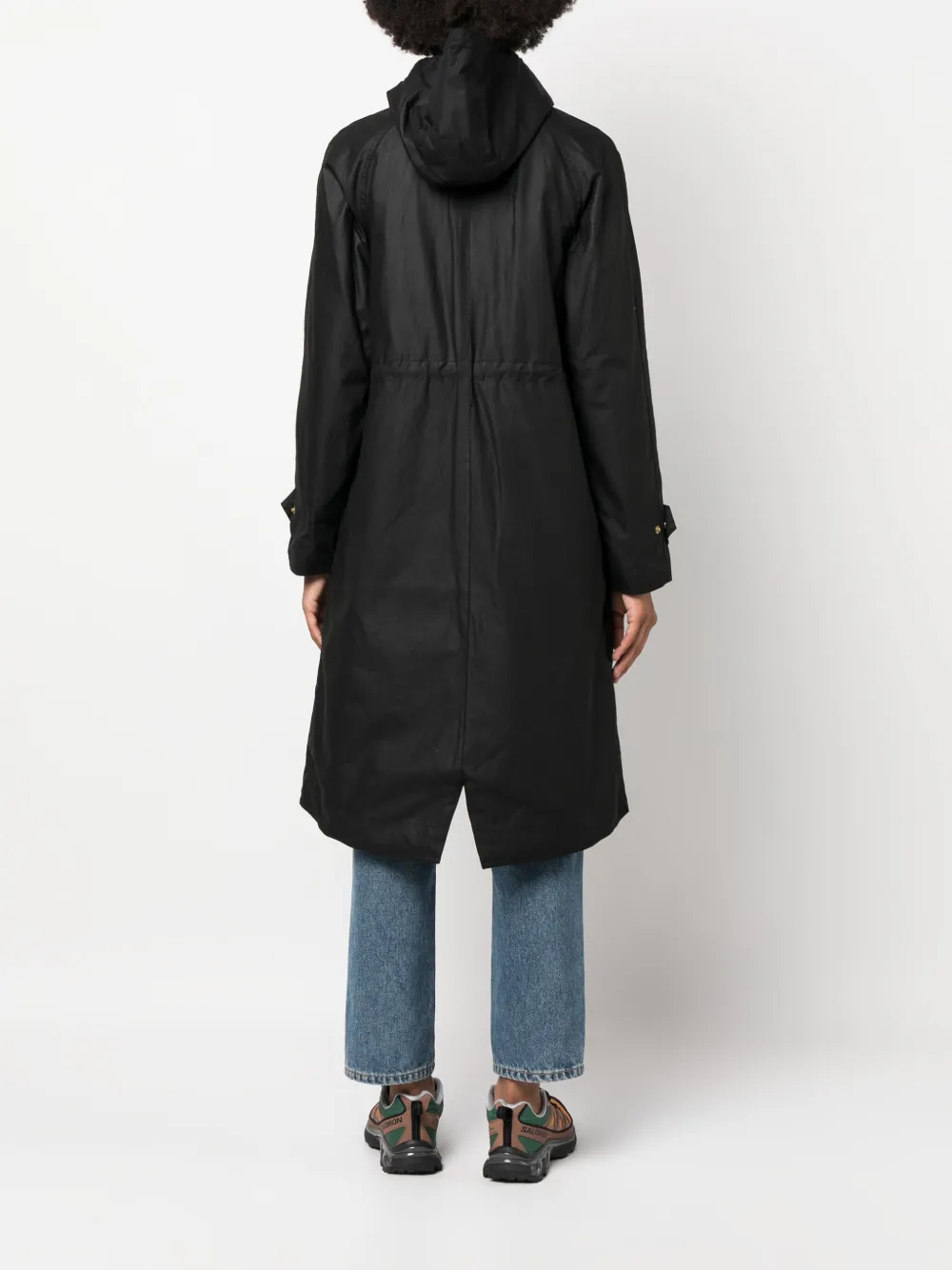Barbour Regenjas met capuchon Zwart