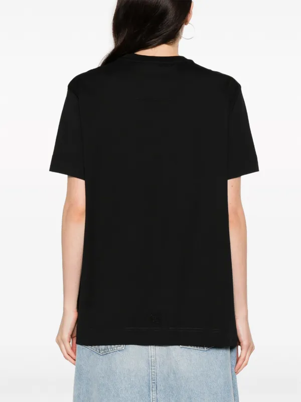 Givenchy rhinestone-embellishment Cotton T-shirt | Black