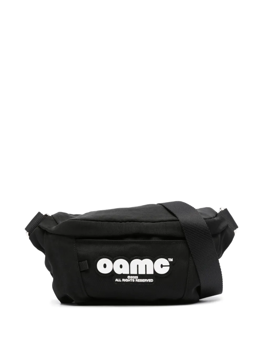 Oamc Gradient-effect Belt Bag In Black