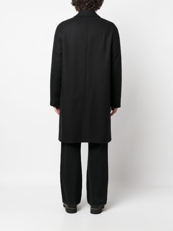 Calvin klein single store breasted lux wool coat