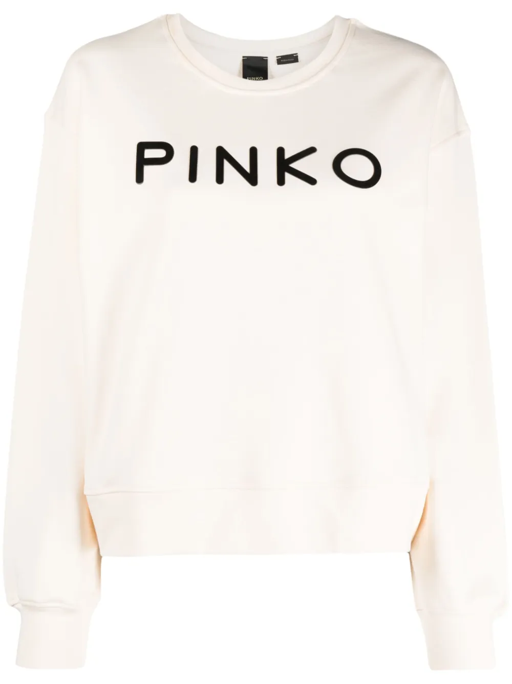 PINKO Sweater met logoprint Beige