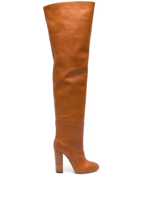 Giambattista Valli 110mm thigh-high leather boots