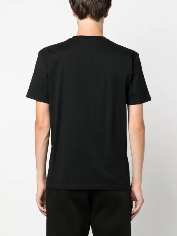 Neil Barrett Thunderbolt-embroidered Cotton T-shirt | Black
