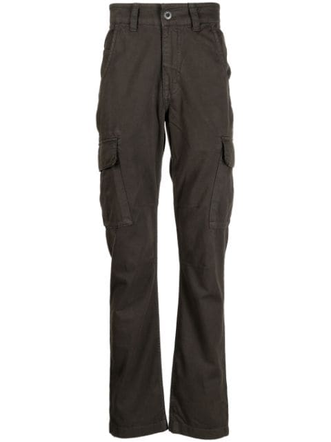 Alpha Industries pantalon droit en coton à poches cargo