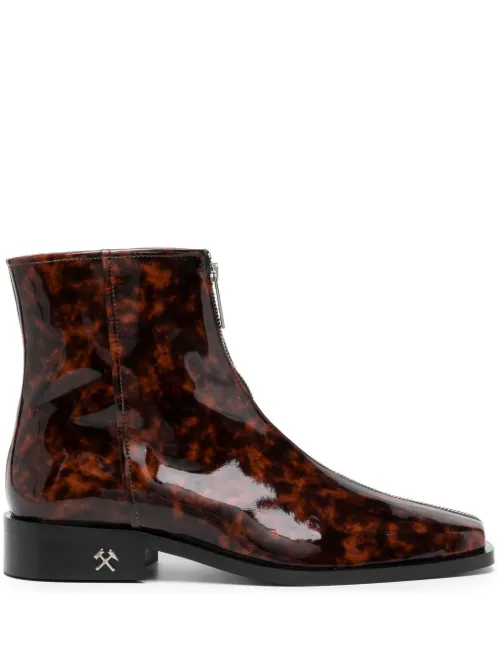 Bottines Rozel à effet écailles de tortue - GmbH - Modalova