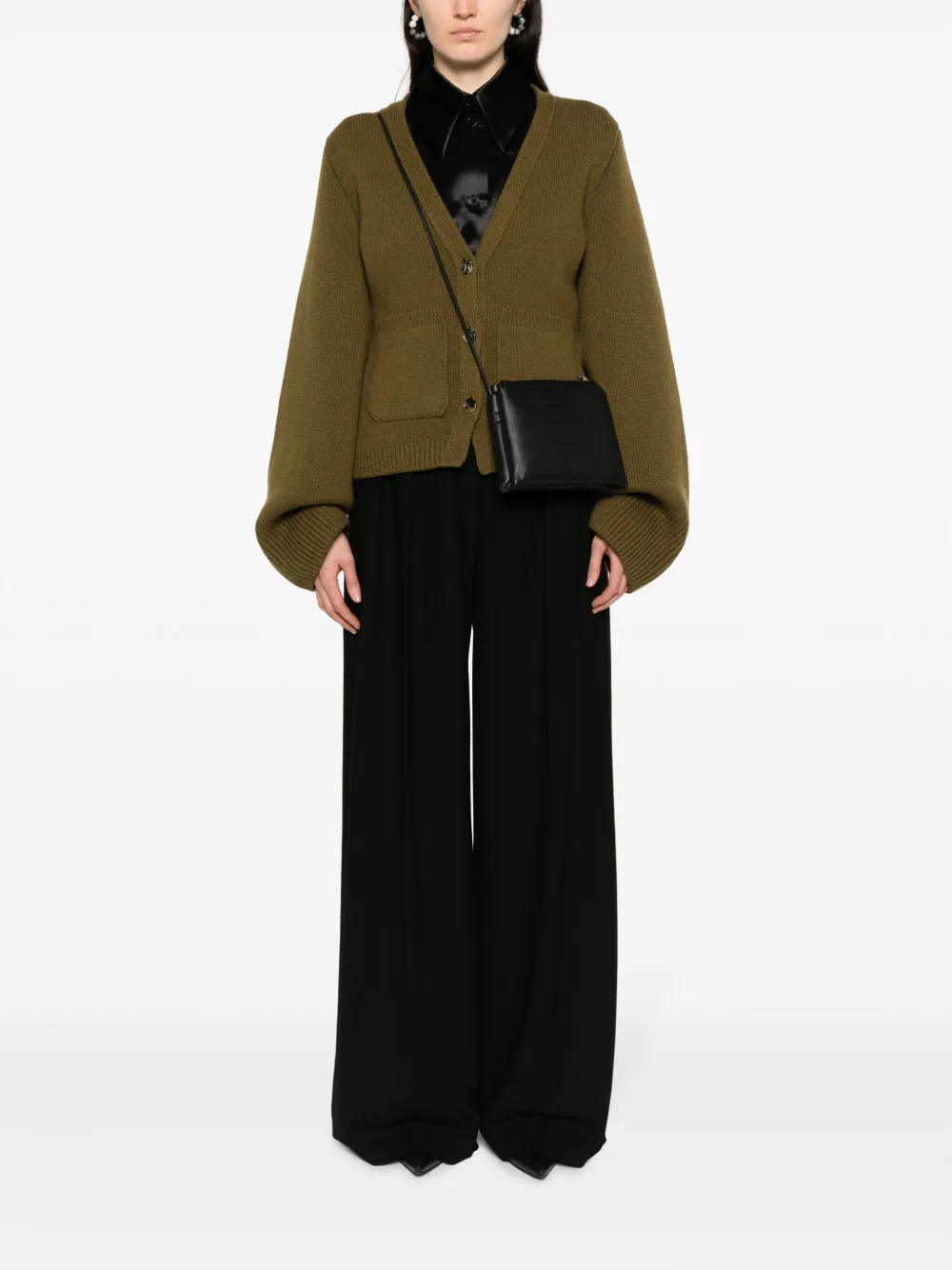 The Row Nu Twin crossbodytas - Zwart