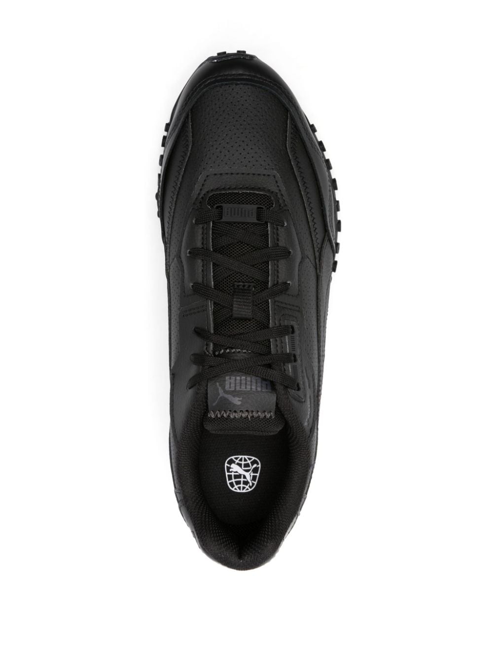 Shop Puma Blacktop Rider Faux-leather Sneakers