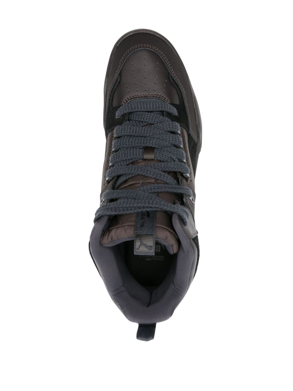 Shop Puma Slipstream Hi Xtreme Leather Sneakers In Brown