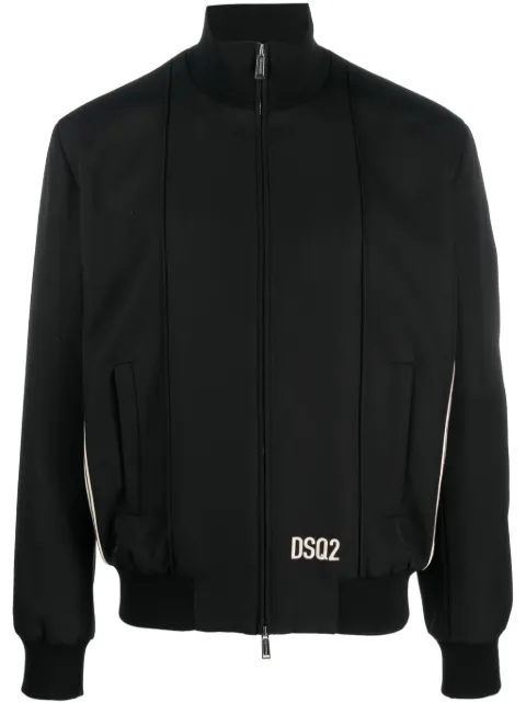 DSQUARED2 stripe-trim bomber jacket 