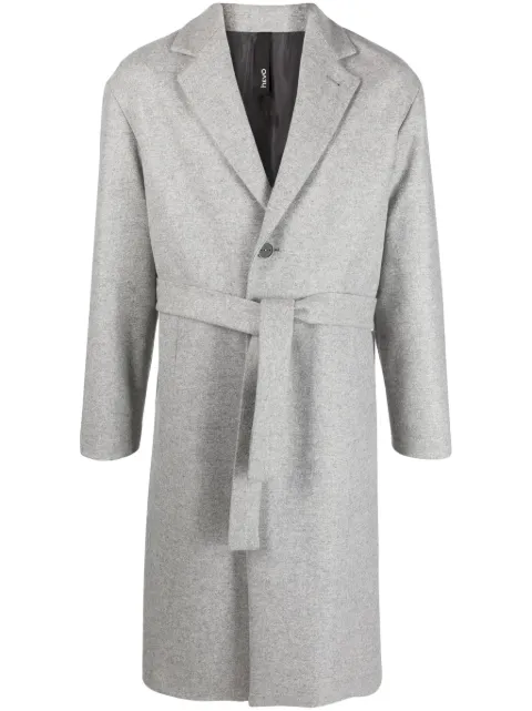 Hevo Cisternino belted single-breasted coat