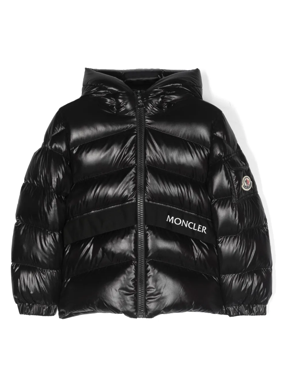 Moncler Enfant フーデッド ダウンジャケット - Farfetch