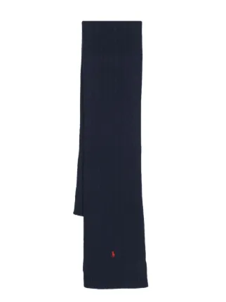 Polo Ralph Lauren Polo Pony ケーブルニット スカーフ | ブルー 