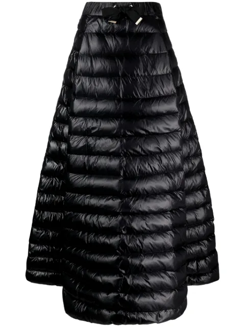 Herno quilted drawstring maxi skirt