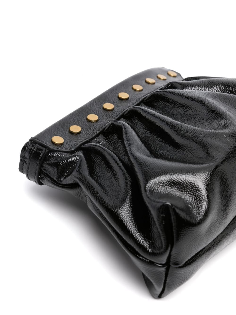 Shop Isabel Marant Small Luz Leather Crossbody Bag In Black