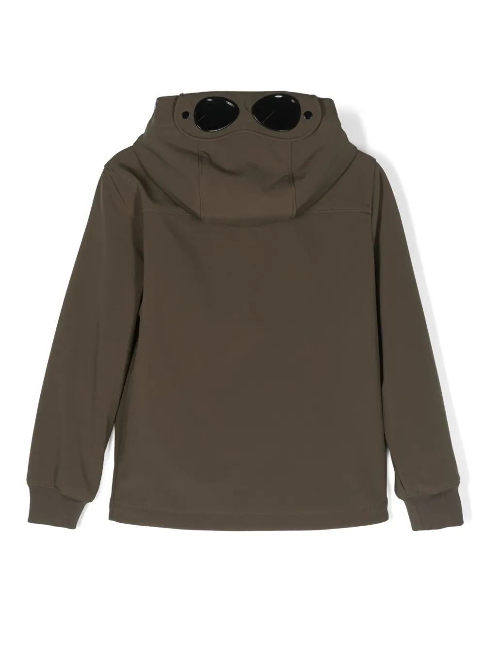 C.P. Company Kids Shell-R jack met capuchon - Groen