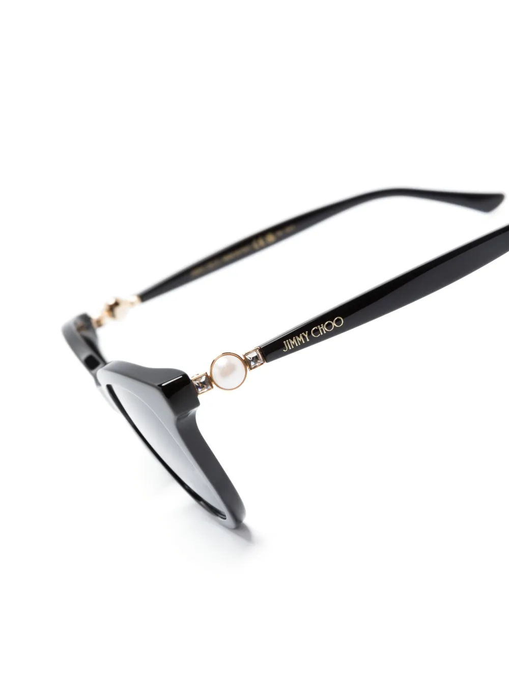 Jimmy Choo Eyewear ANNABETH S 807 9O zonnebril met cat-eye montuur Zwart