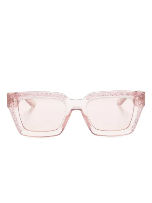 Lunettes de soleil MEGS/S à monture carrée - Jimmy Choo Eyewear - Modalova