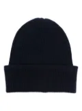 Lisa Yang ribbed-knit cashmere beanie - Blue