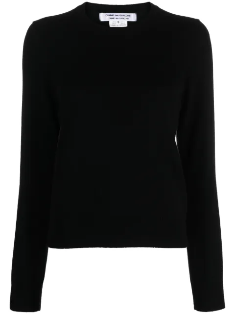 Comme Des Garçons Comme Des Garçons crew-neck cashmere jumper