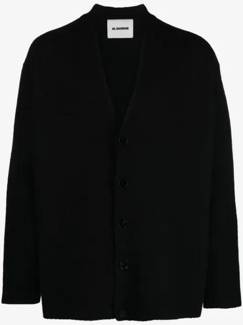 Jil Sander cárdigan con cuello en V