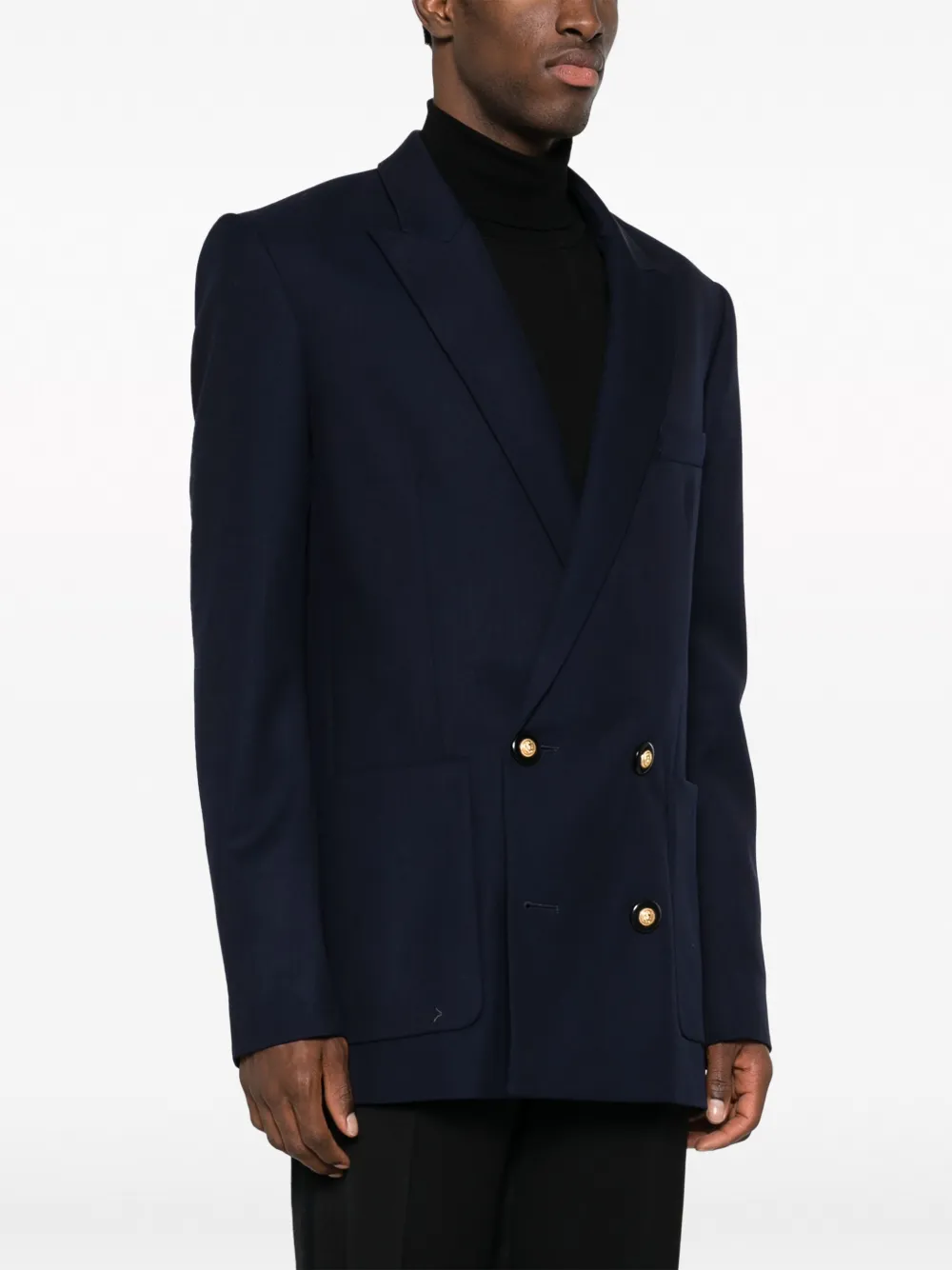 Balmain Blazer met dubbele rij knopen Blauw