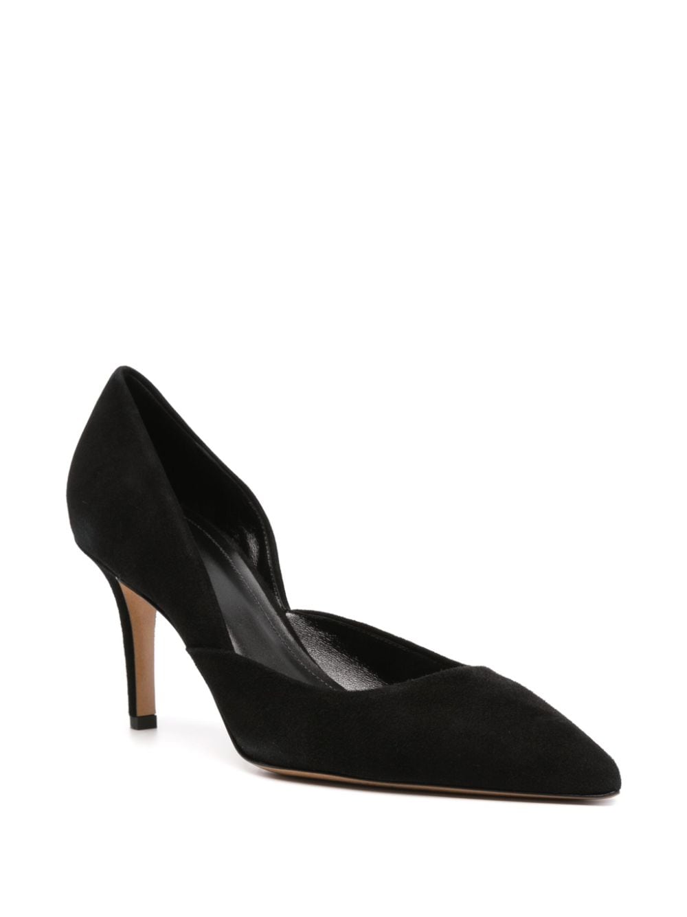 Image 2 of ISABEL MARANT Purcy 85mm suede pumps