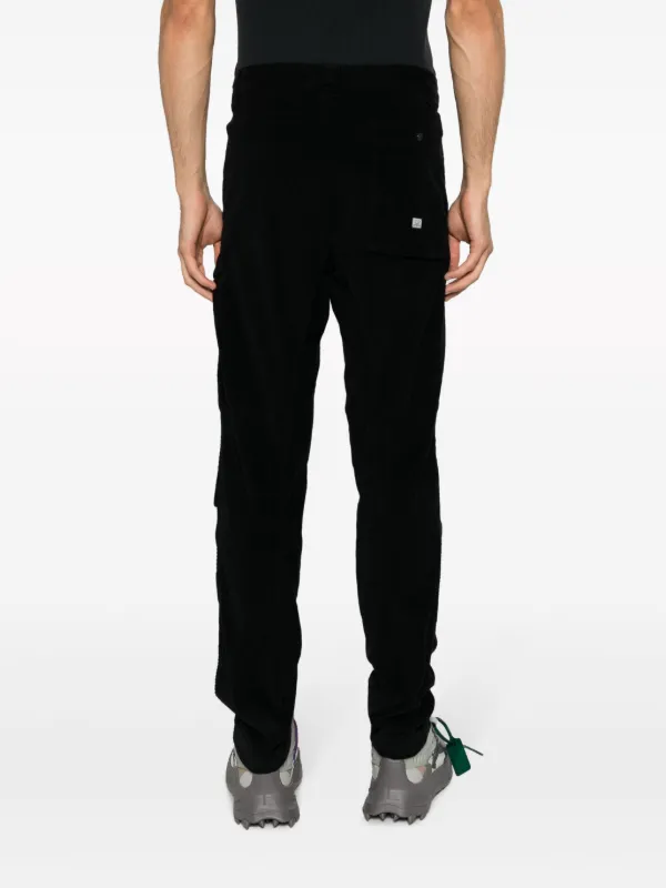 C.P. Company Lens-detail Corduroy Cargo Trousers | Black