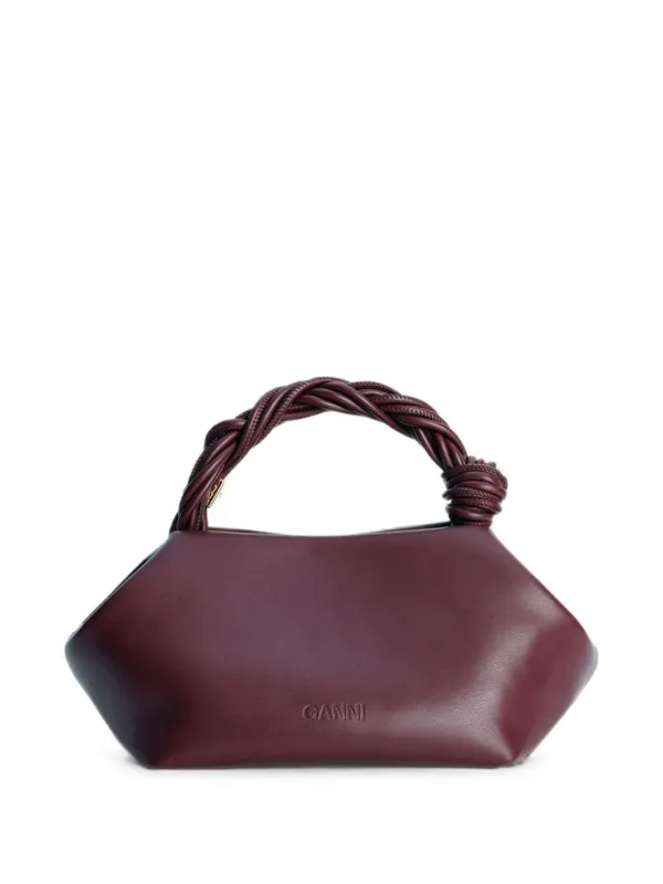 GANNI Bou トップハンドル ハンドバッグ S | レッド | FARFETCH JP