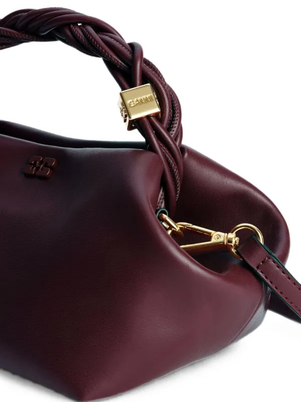 GANNI Bou トップハンドル ハンドバッグ S | レッド | FARFETCH JP