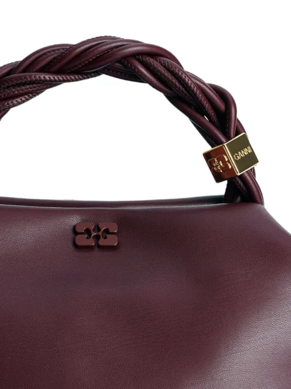 GANNI Bou トップハンドル ハンドバッグ S | レッド | FARFETCH JP