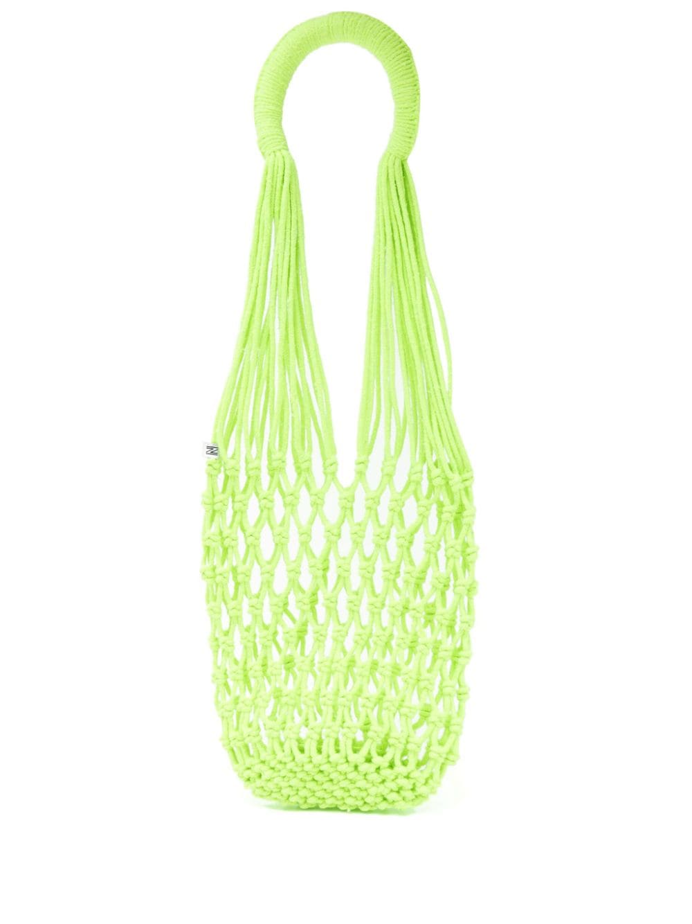 Nannacay Kim Cotton Shoulder Bag In Green